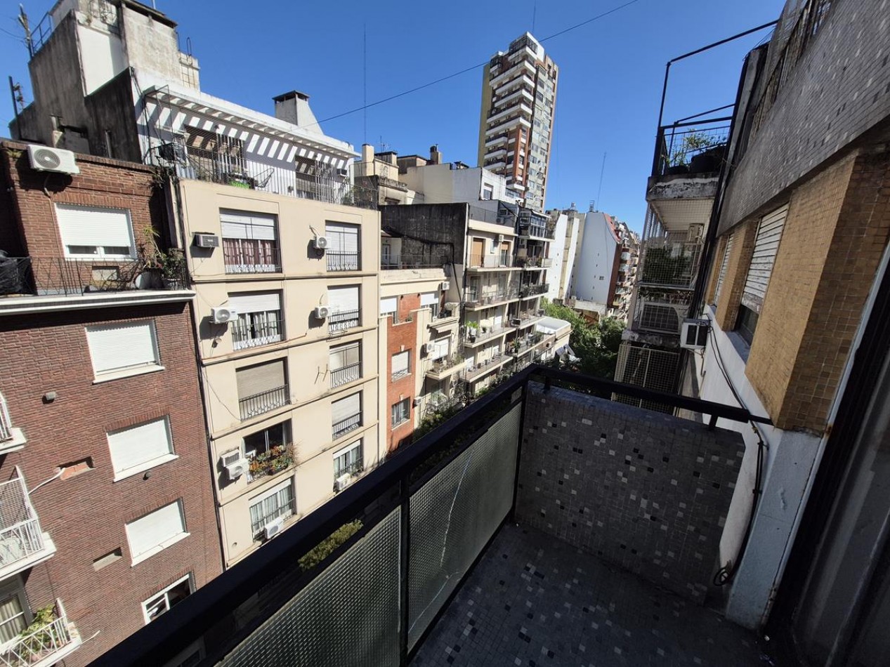 Barrio Norte 3 Ambientes al frente con balcon