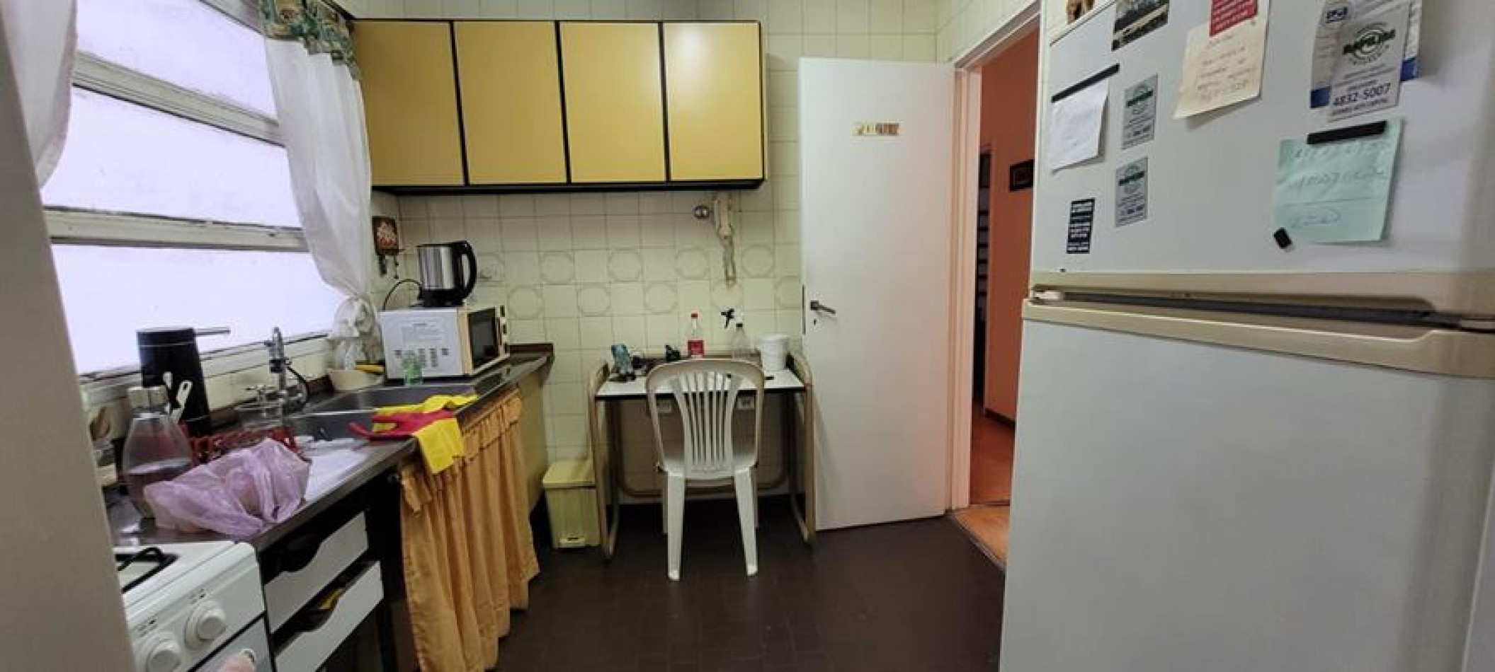 Palermo 3 Ambientes con dependencia servicio, contrafrente. LUMINOSO. Muy buena ubicacion sobre Av. S Fe esquina Av. S. Ortiz. APTO PROFESIONAL